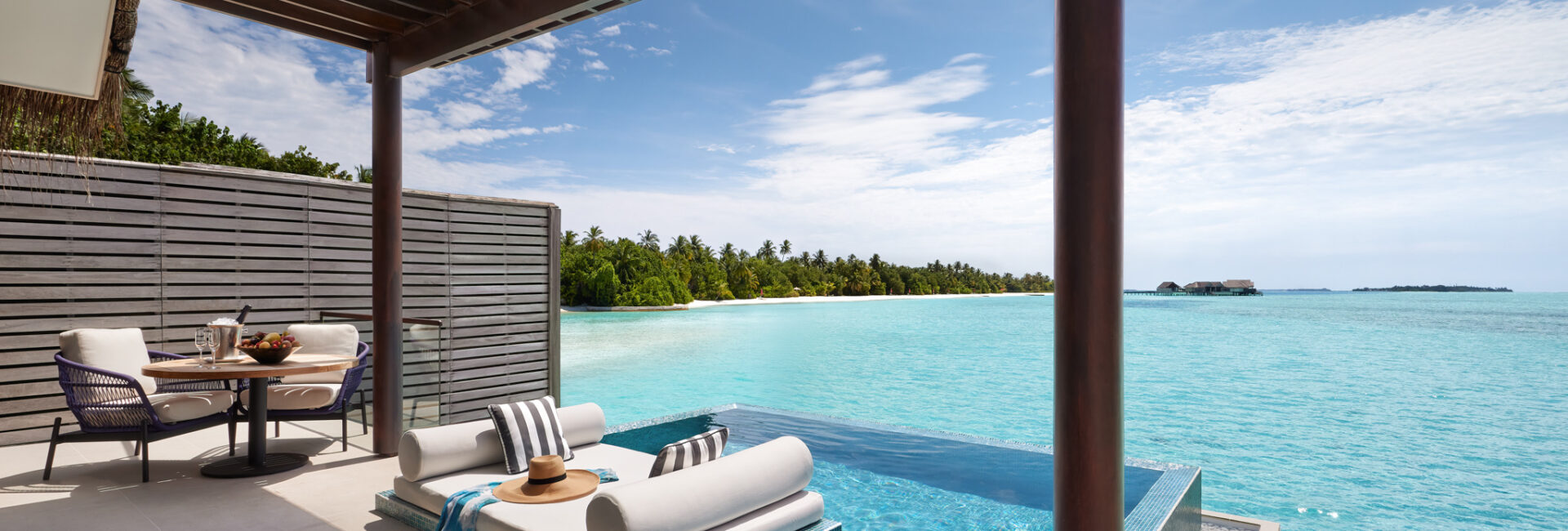 Niyama Private Islands - Over Pool Villa Deck Overlooking Indian Ocean