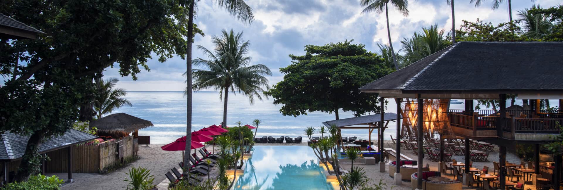 Anantara Rasananda Koh Phangan Villas -Pool View in the evening