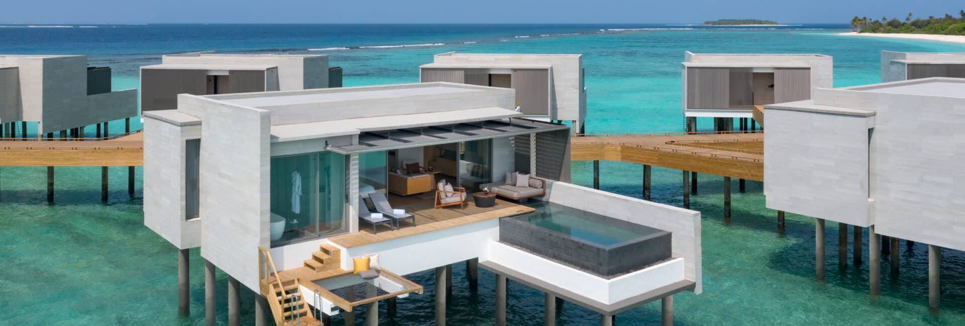 Alila Kothaifaru Maldives - Watervilla - Aerial exterior