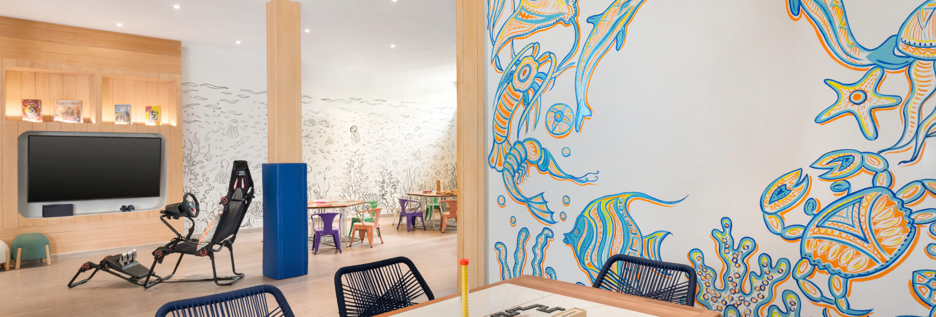 Hilton Amingirir-Krakengiri Kids Club indoor play area